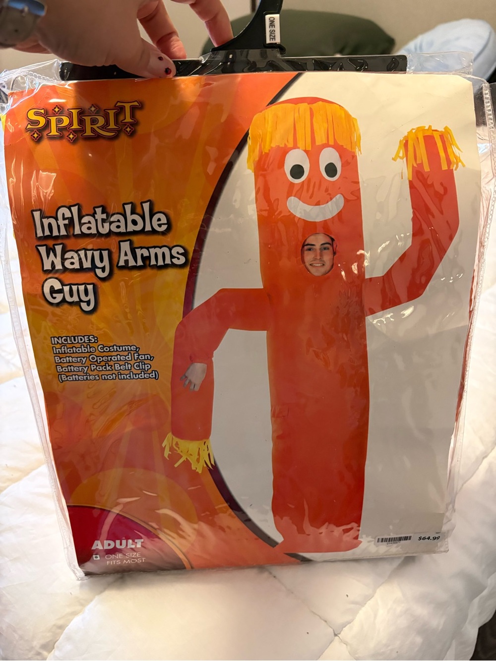 Spirit Inflatable Wavy Arms Guy Costume, adult